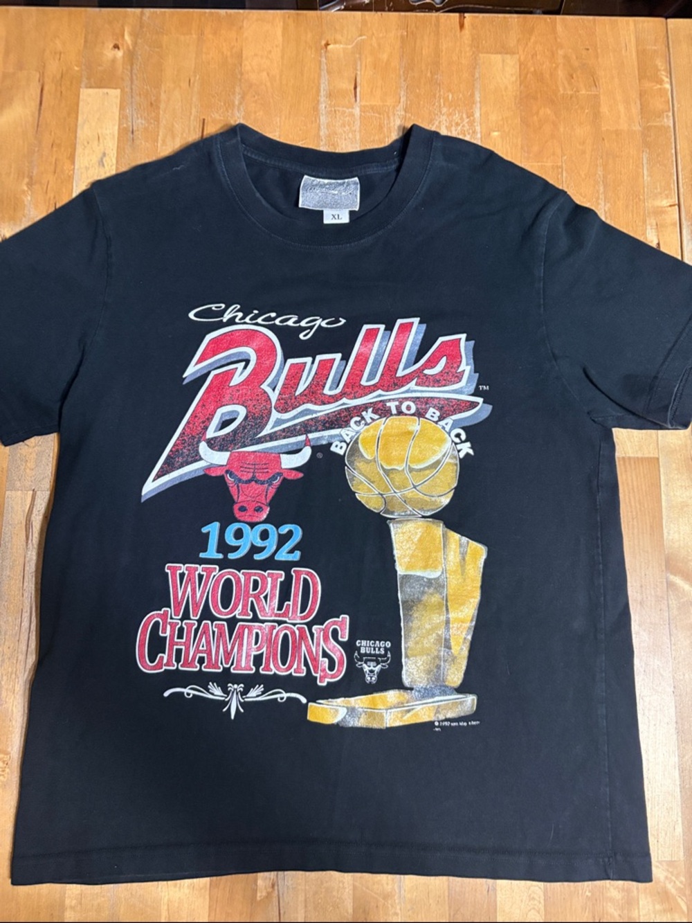Chicago Bulls 1992 world champions Tshirt